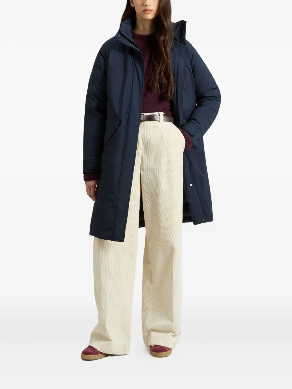 Woolrich Parka met capuchon Blauw