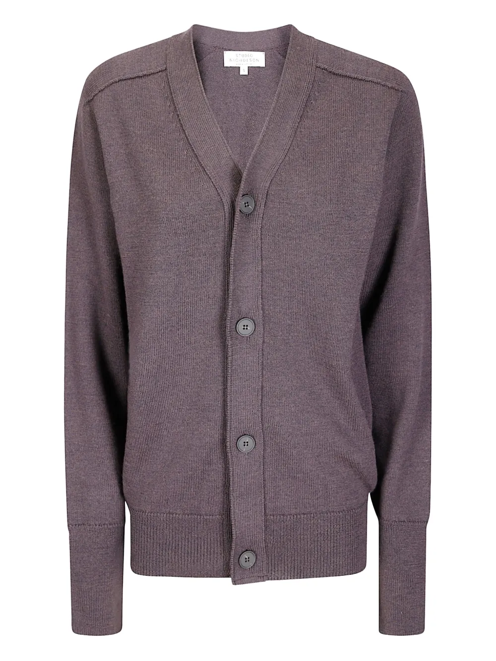 V-neck merino cardigan