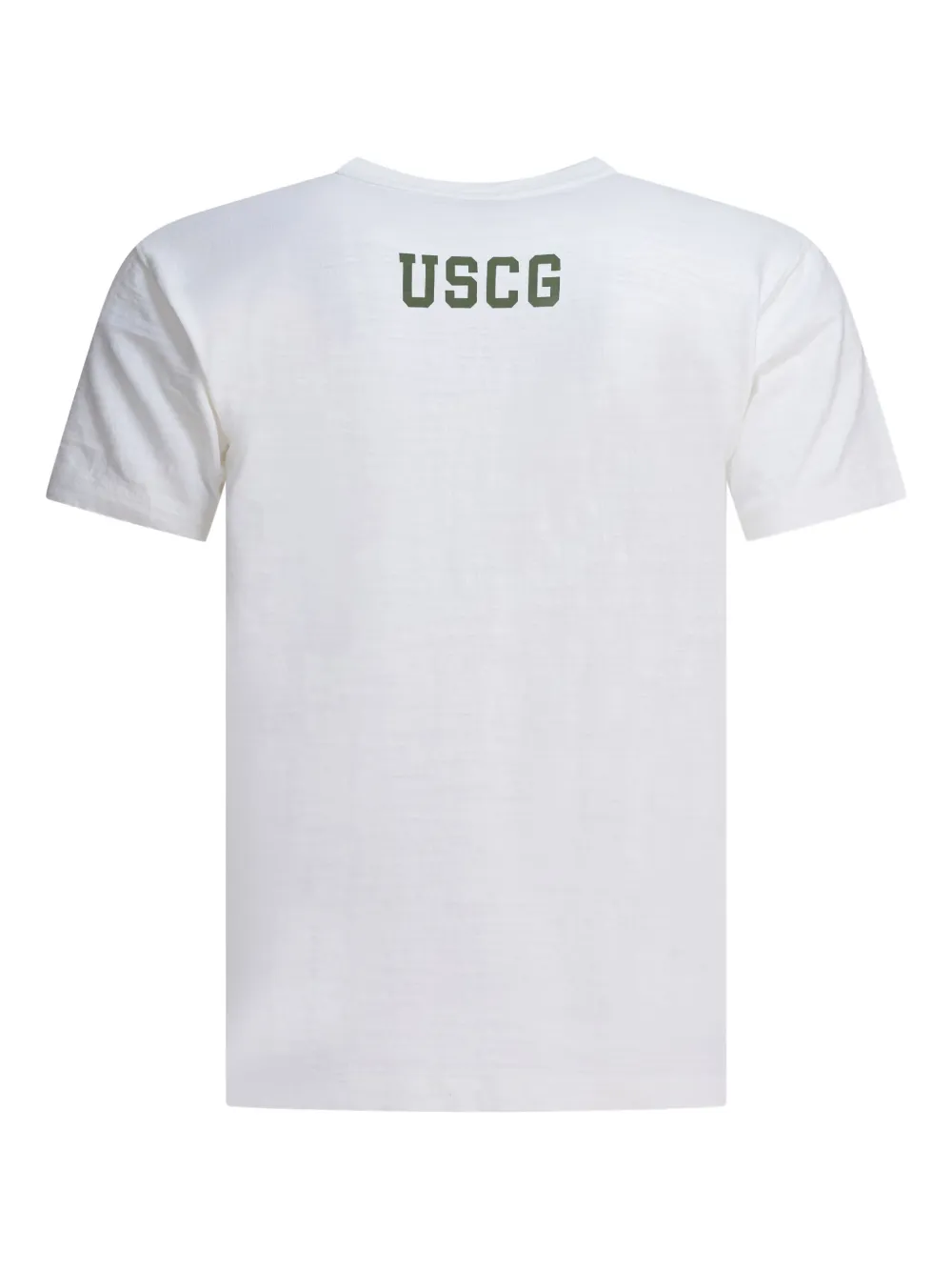 Buzz Ricksons Coast Guard print T-shirt - Wit