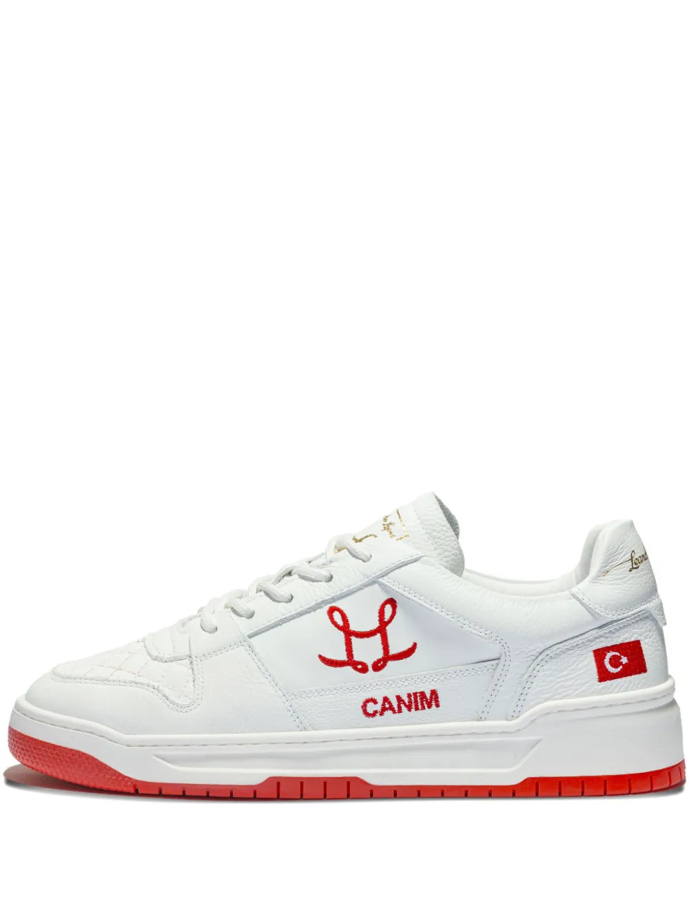 Leandro Lopes 토니 로고 자수 스니커즈 | 로우탑 | Image 2