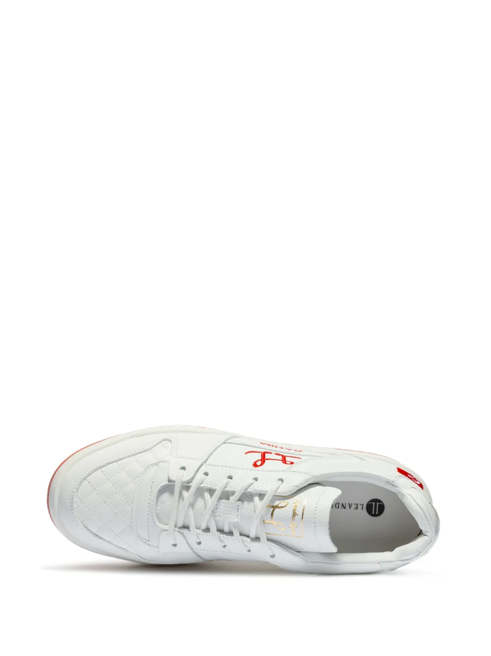 Leandro Lopes Tony embroidered-logo sneakers White