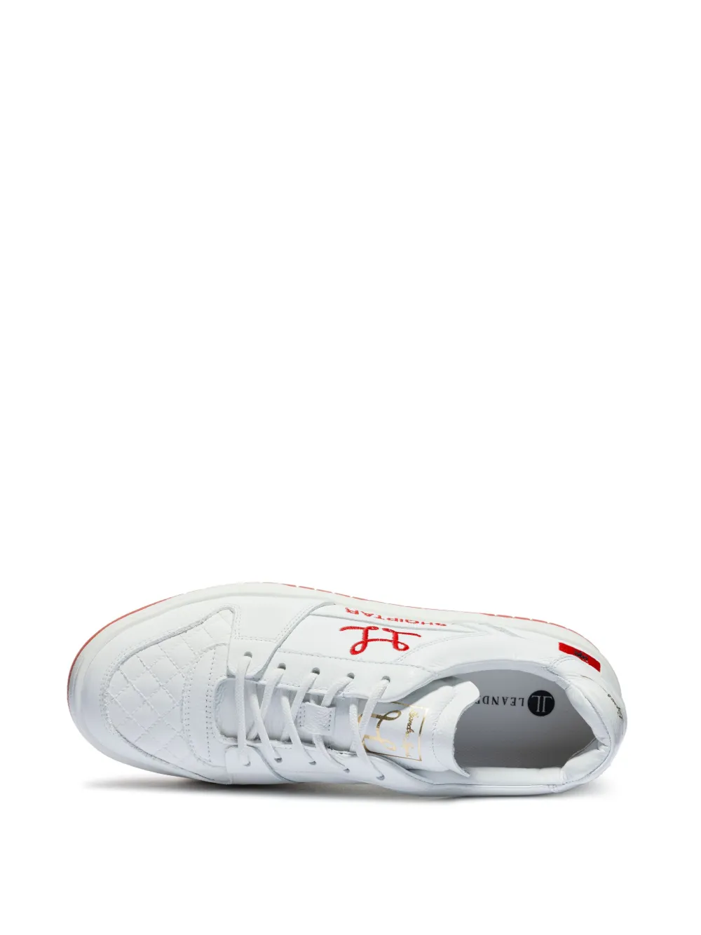 Leandro Lopes Tony embroidered-logo sneakers White