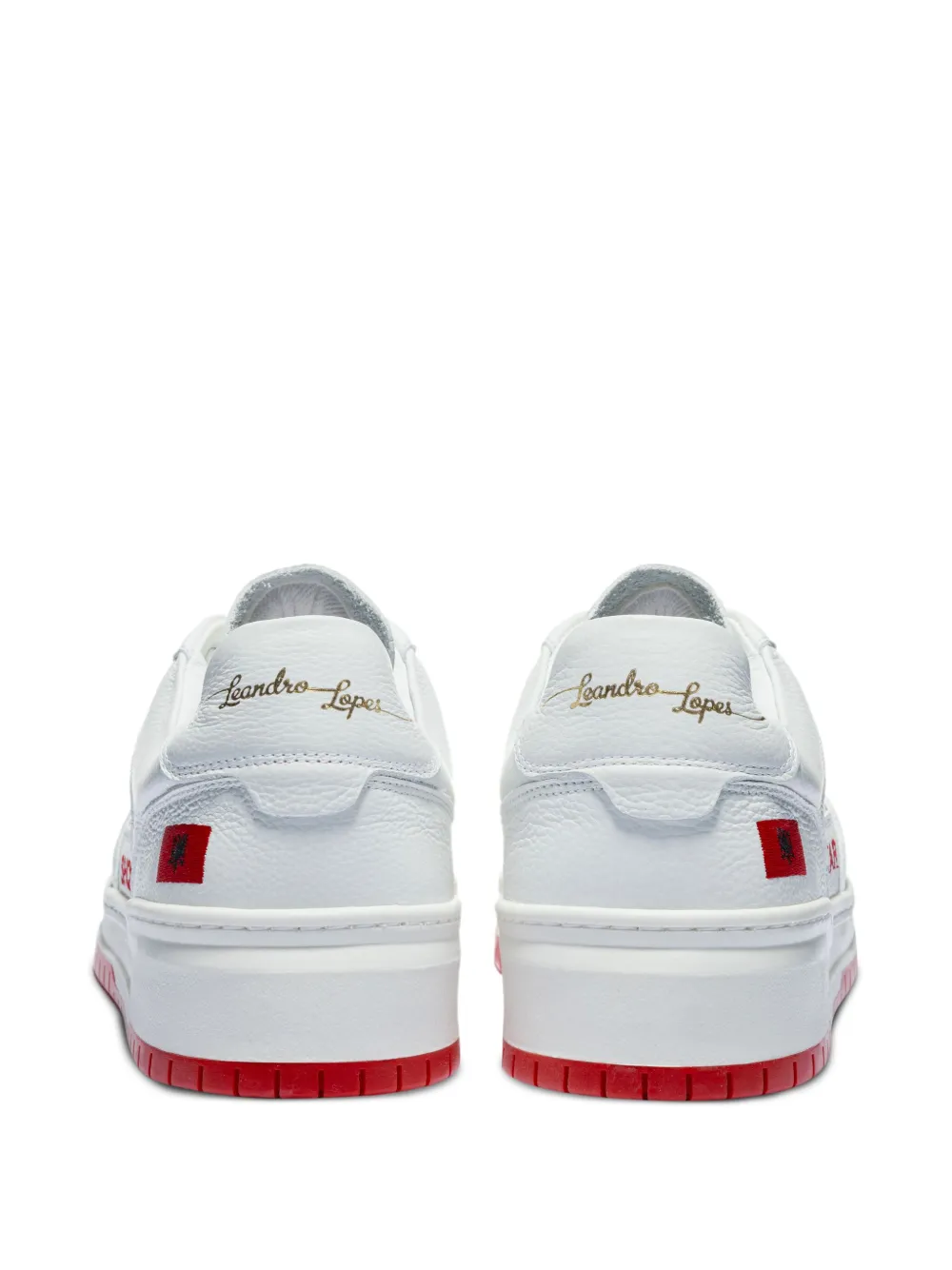 Leandro Lopes Tony embroidered-logo sneakers White