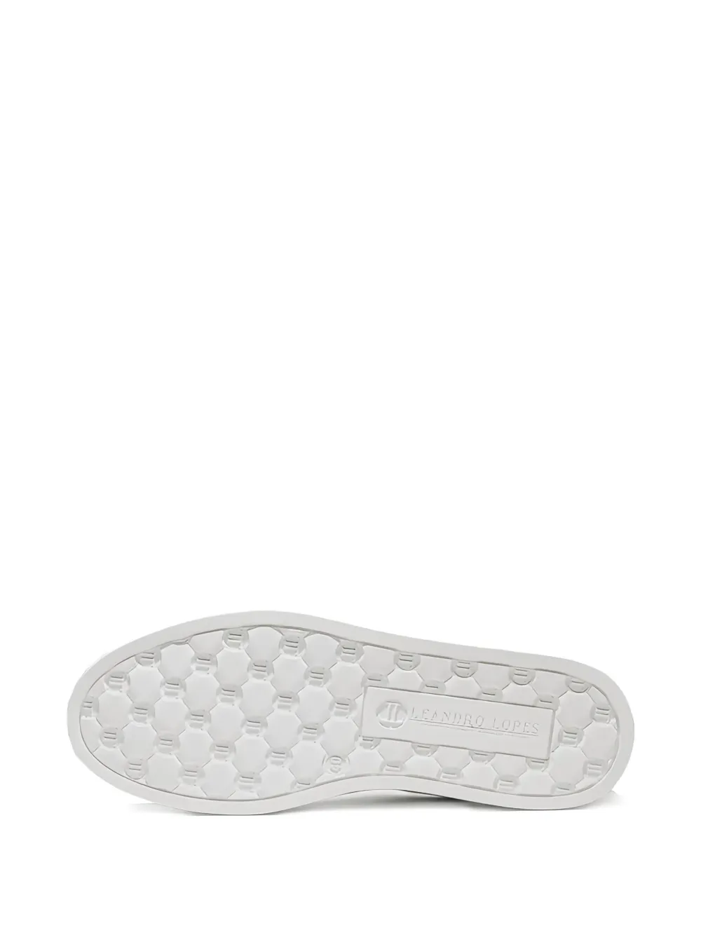 Leandro Lopes Lace-up Low-top Sneakers In White
