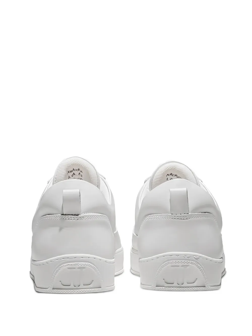 Leandro Lopes Lace-up Low-top Sneakers In White
