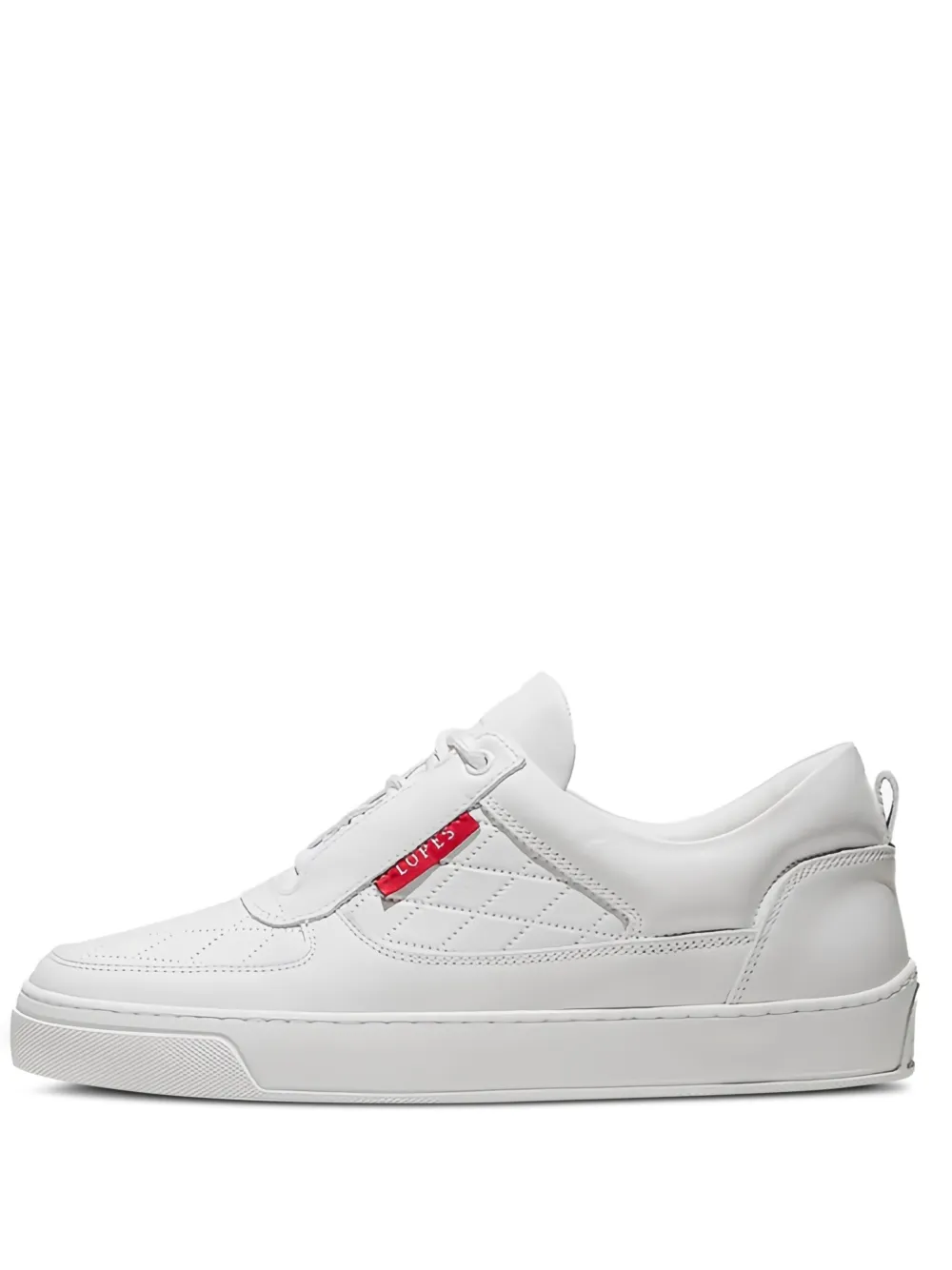 Leandro Lopes lace-up low-top sneakers White