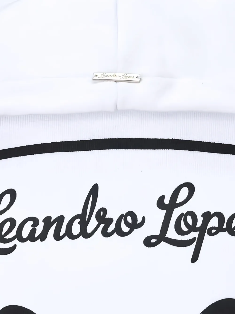  Leandro Lopes Sudadera Con Capucha Y Logo - Blanco 