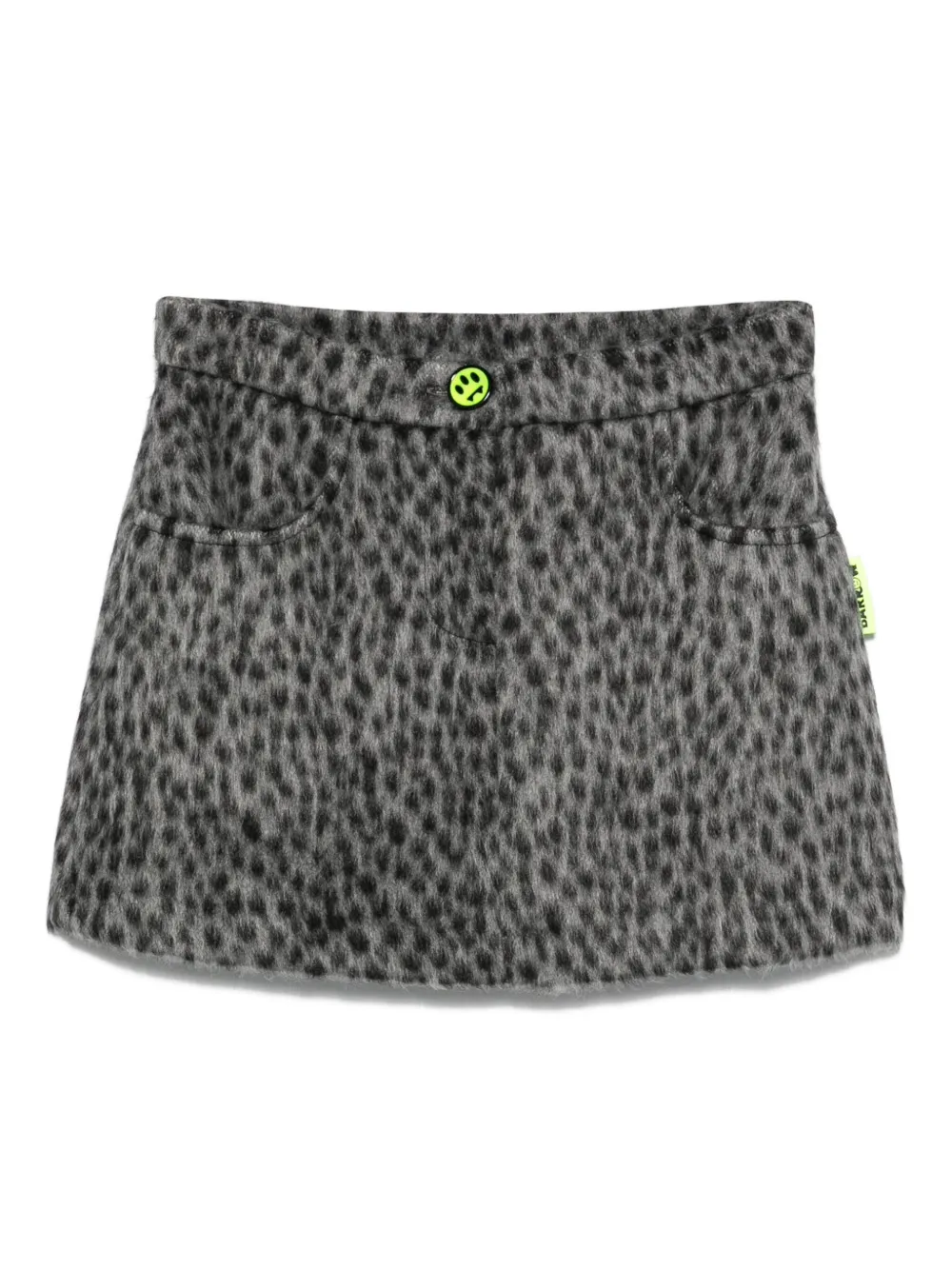 Barrow kids spotted wool skirt Grijs