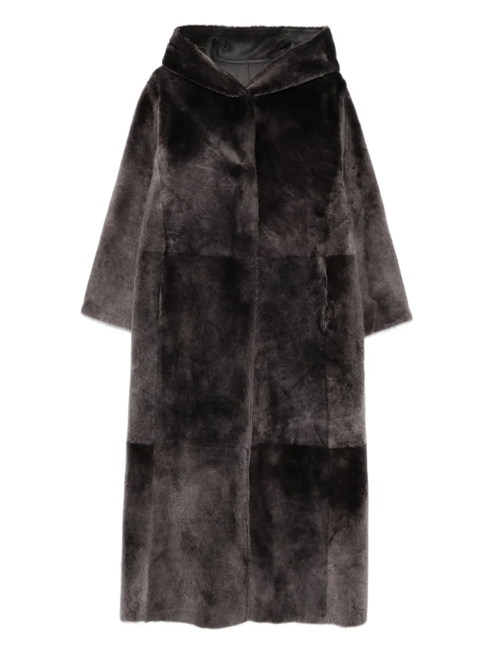 Manzoni 24 Lammy coat Grijs