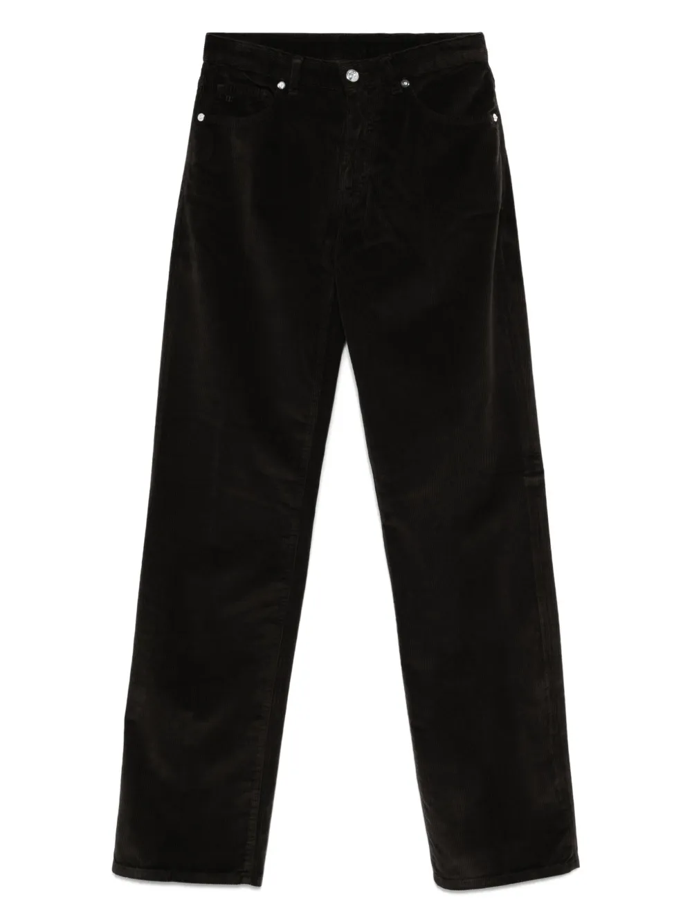 Nine In The Morning buttoned straight trousers | Brown | Image 1