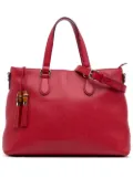 Gucci Pre-Owned 2016-2025 Leather Bamboo Tassel satchel - Red