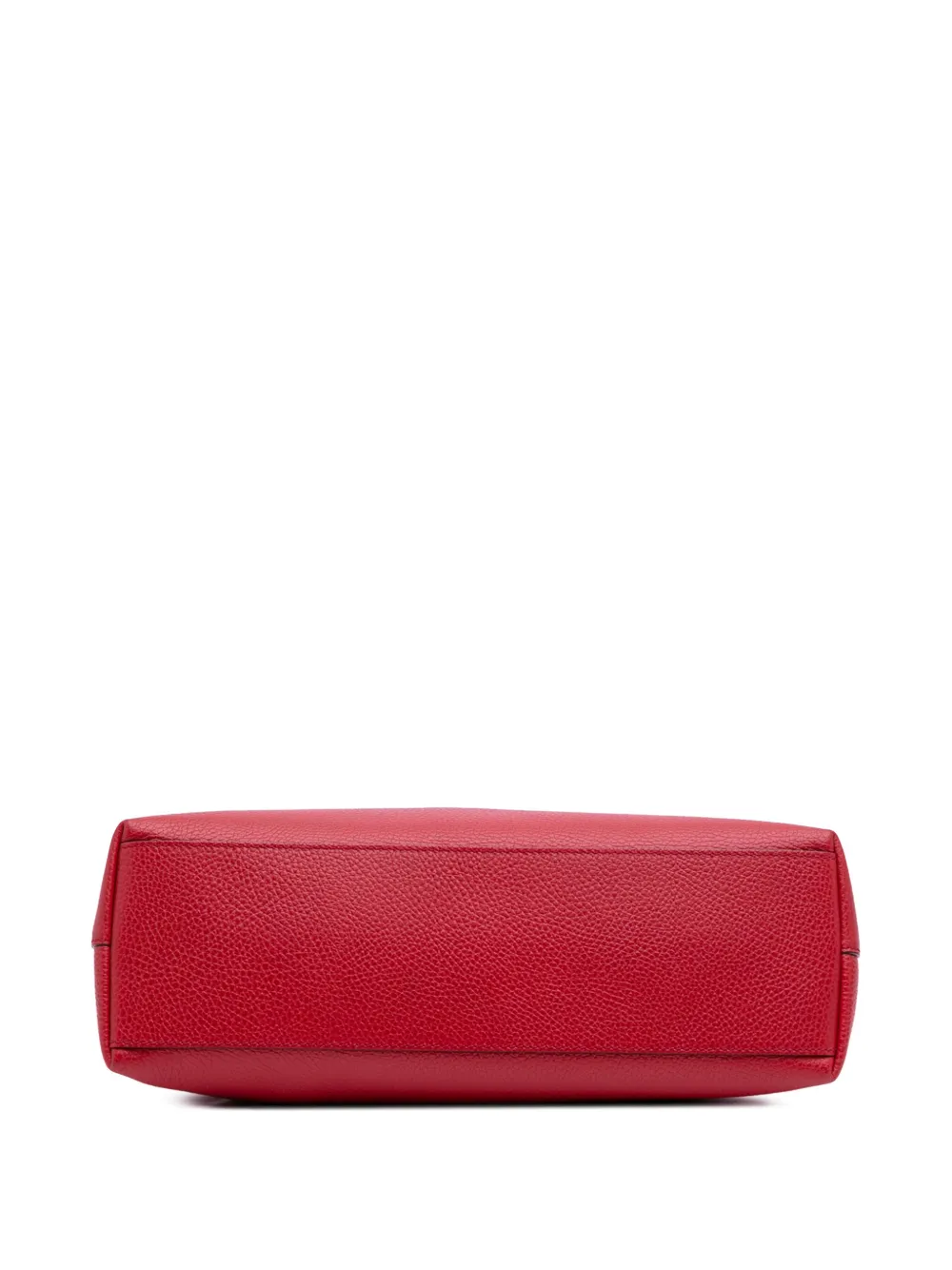 Pre-owned Gucci 2016-2025 Leather Bamboo Tassel Satchel In Red