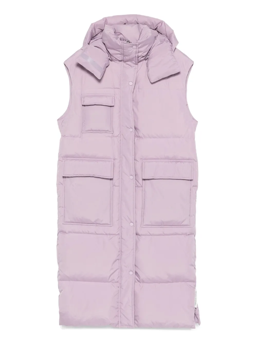 hooded quilted vest