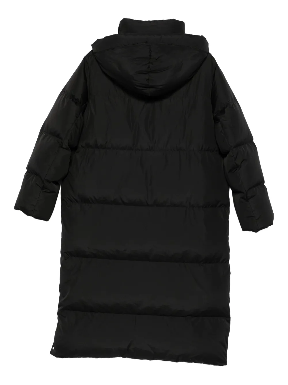 Marc O'Polo hooded flap-pocket coat - Zwart