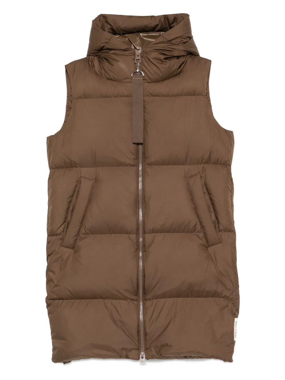 hooded quilted vest