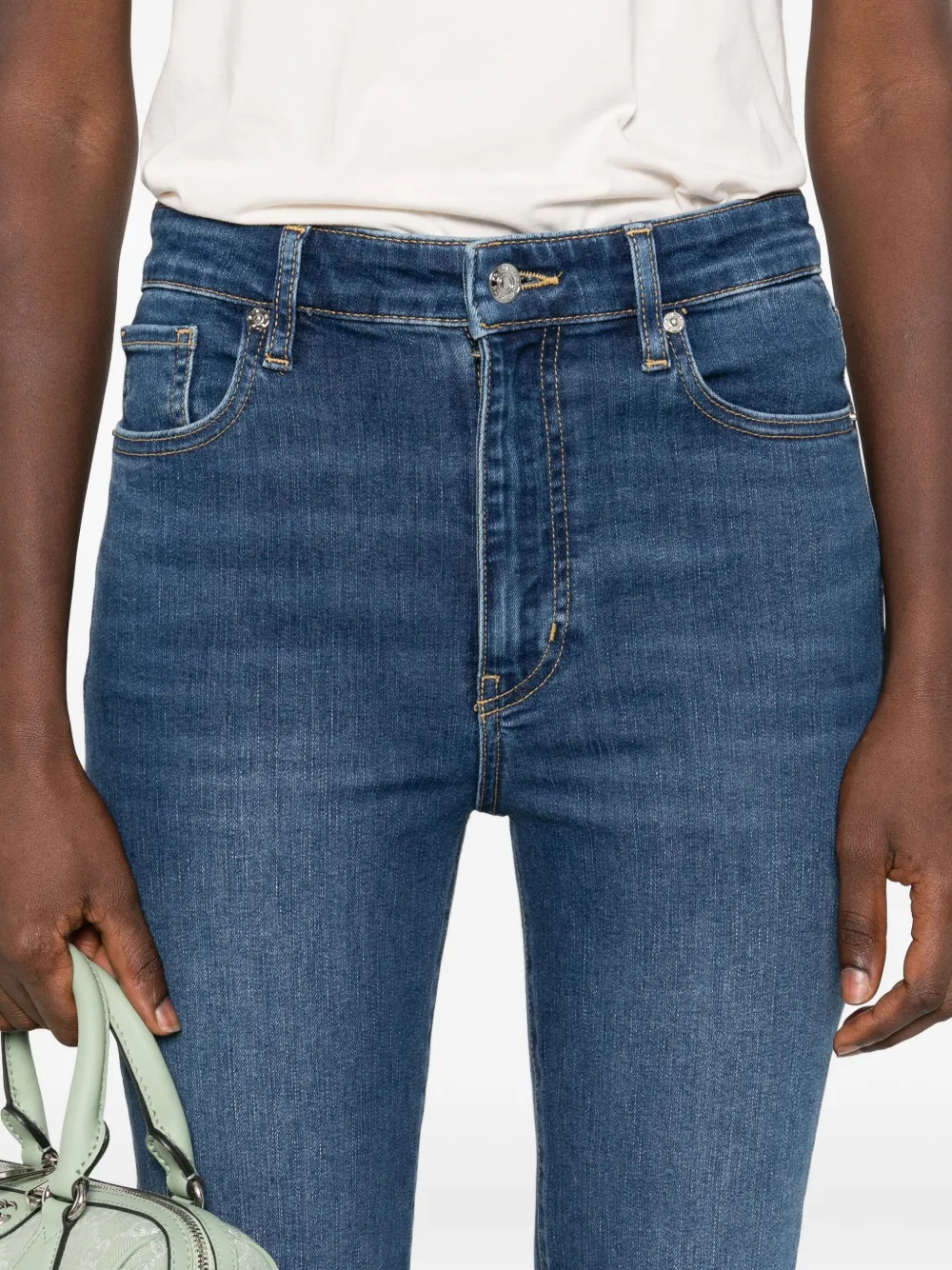 FRAME Jeans met effect Blauw