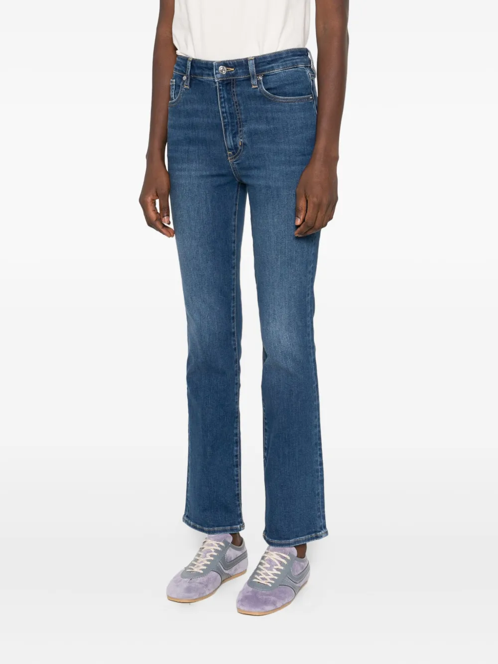 FRAME Jeans met effect Blauw