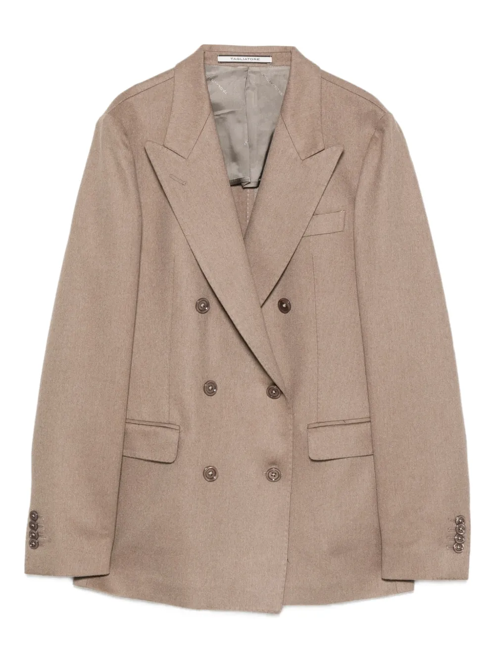 Tagliatore Blazer met dubbele rij knopen Bruin