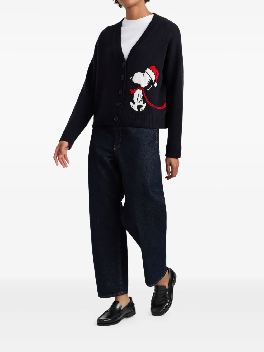 Chinti & Parker Snoopy Holiday vest Blauw