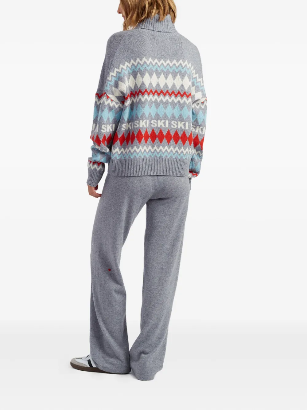 Snoopy Ski Roll Neck Sweater