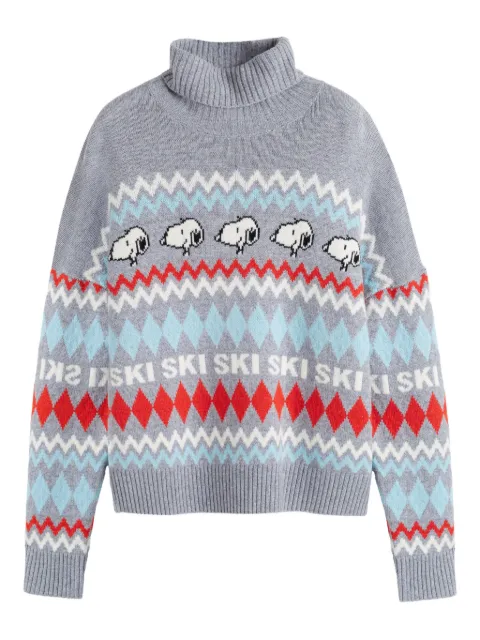 Chinti & Parker snoopy ski roll neck sweater