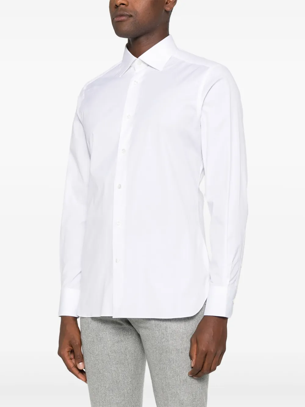 Zegna Overhemd met lange mouwen Wit