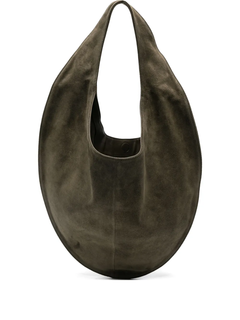 Maeden Suede Shoulder Bag In Green
