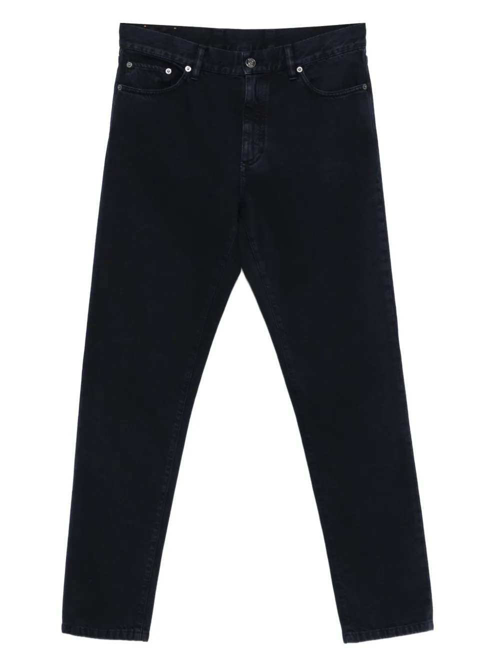 Zegna logo-patch jeans - ブルー Zegna logo-patch jeans - ブルー