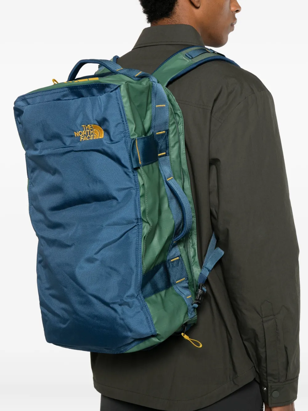 The North Face Logo-printed Holdalls In Blue