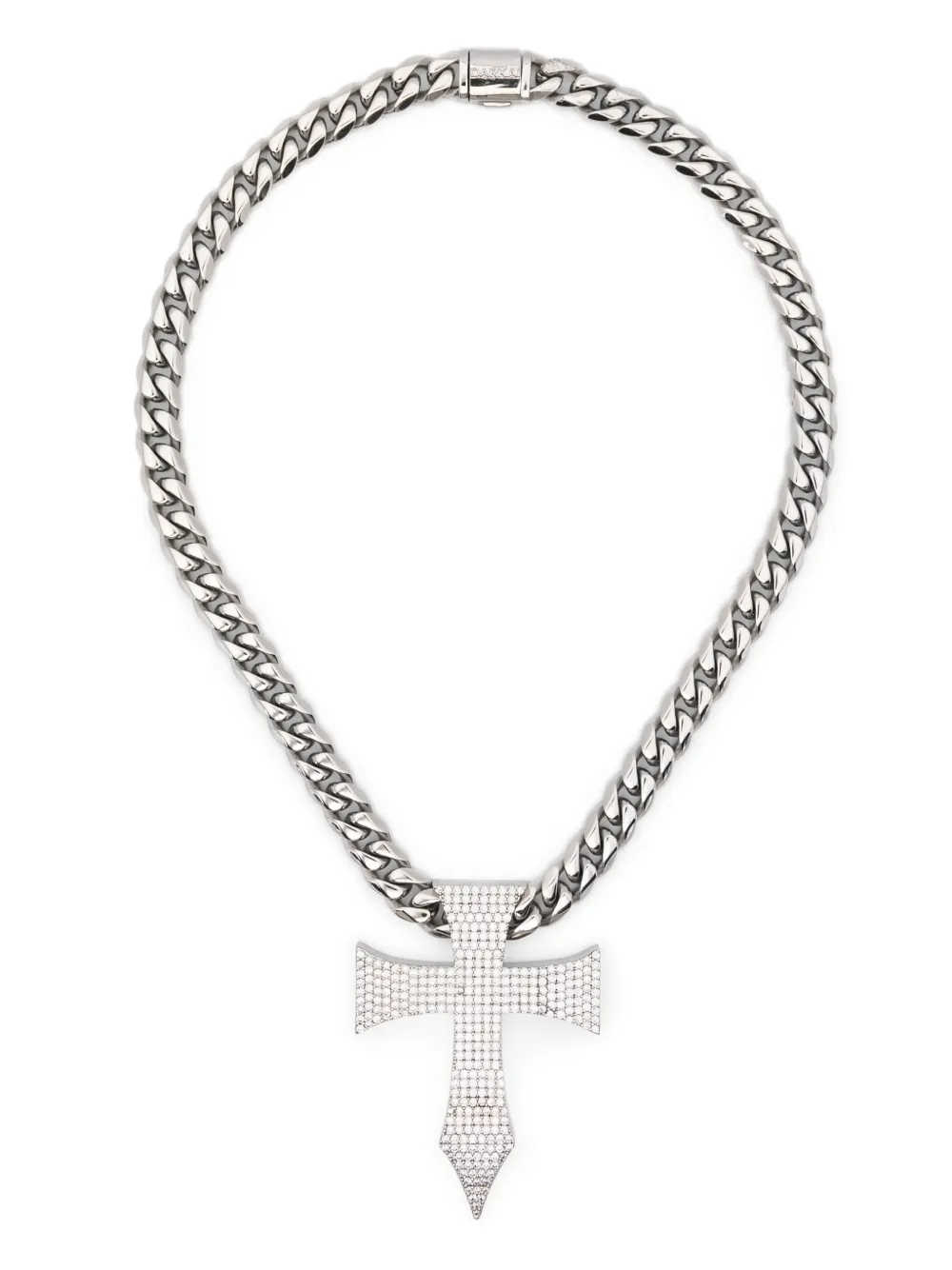 DARKAI XXL Gothic Cross necklace | Silver | Image 1