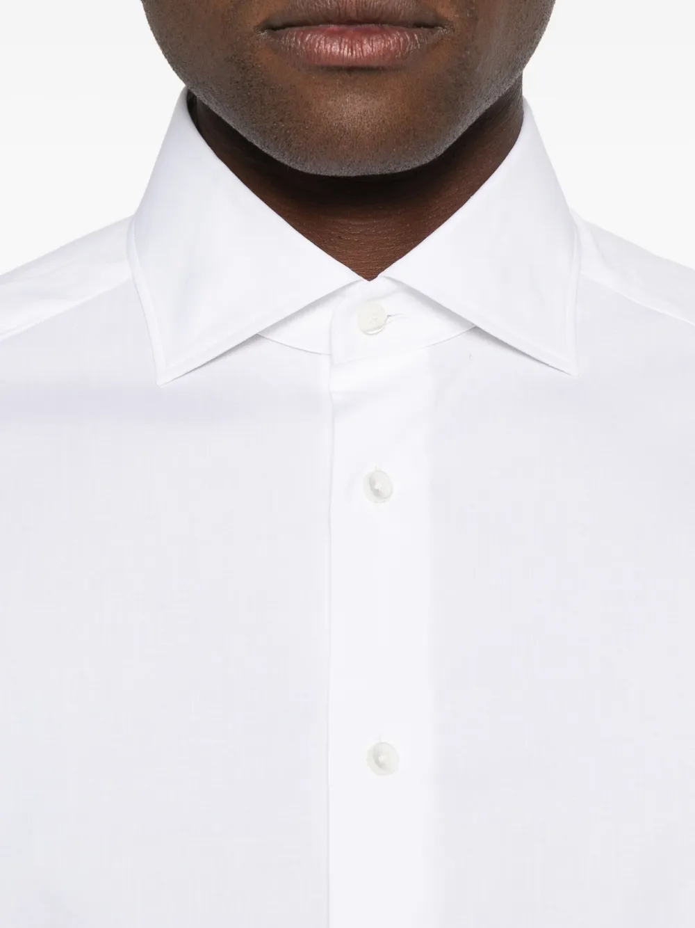 Zegna Overhemd met lange mouwen Wit