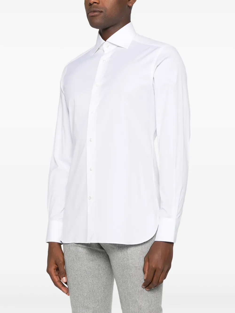 Zegna Overhemd met lange mouwen Wit