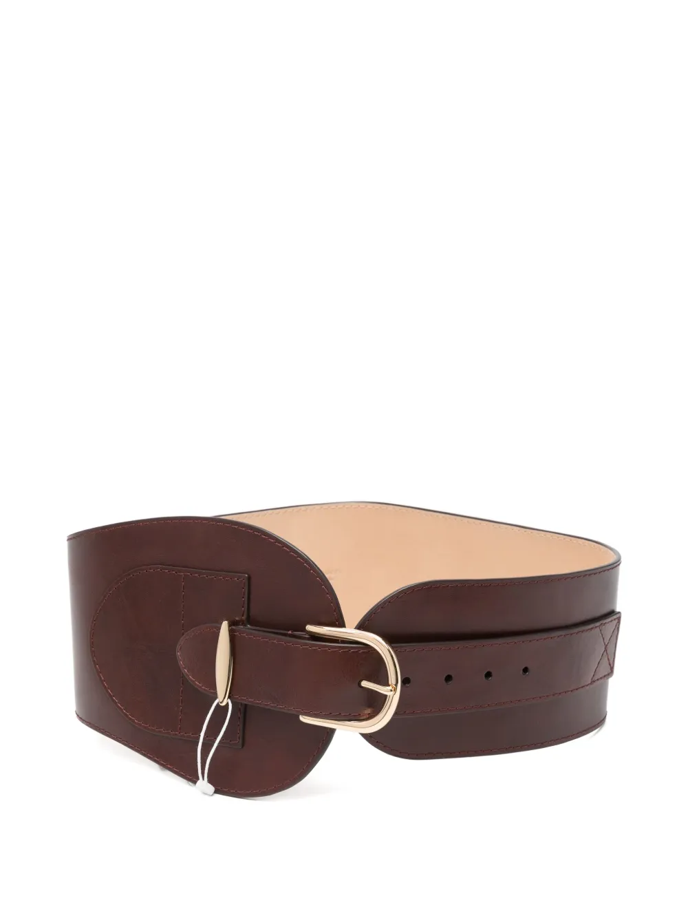 Zimmermann Buckled Leather Belt In Brown