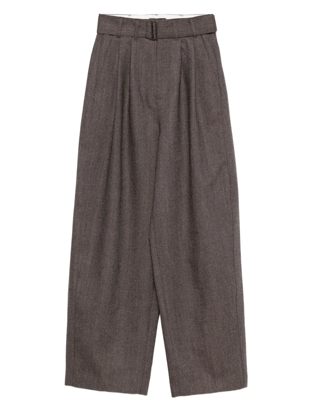 Soeur pleated belted trousers | Brown | Image 1