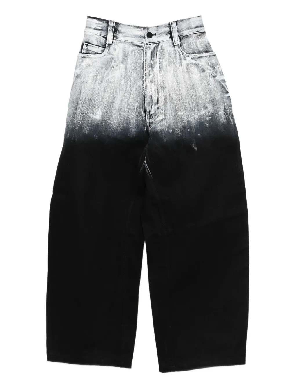Melitta Baumeister dip-dye jeans - Nero