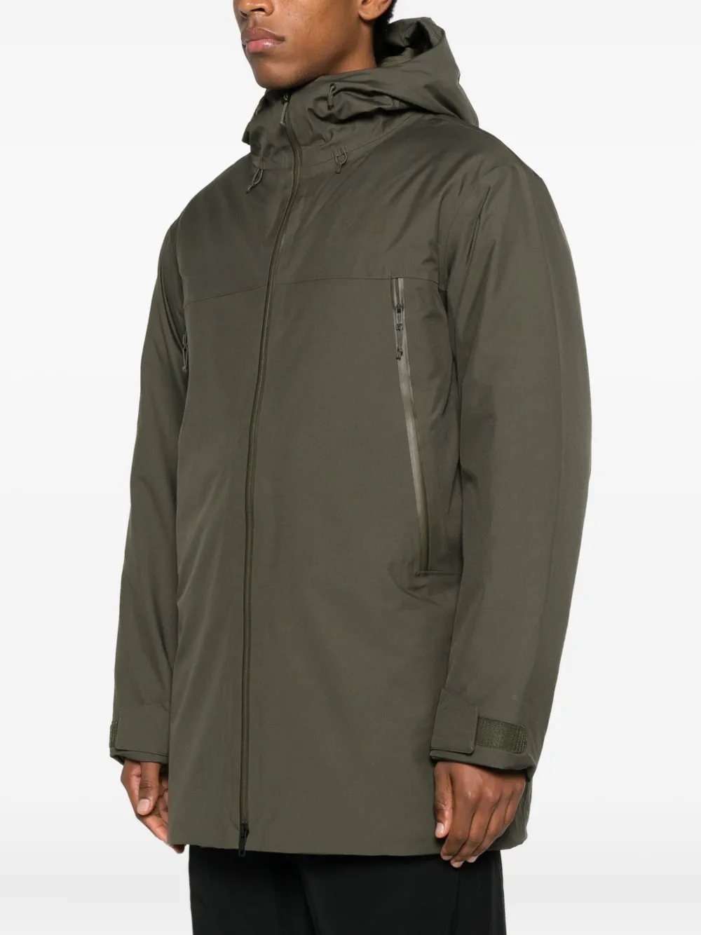 The North Face Range donsjas met capuchon Groen
