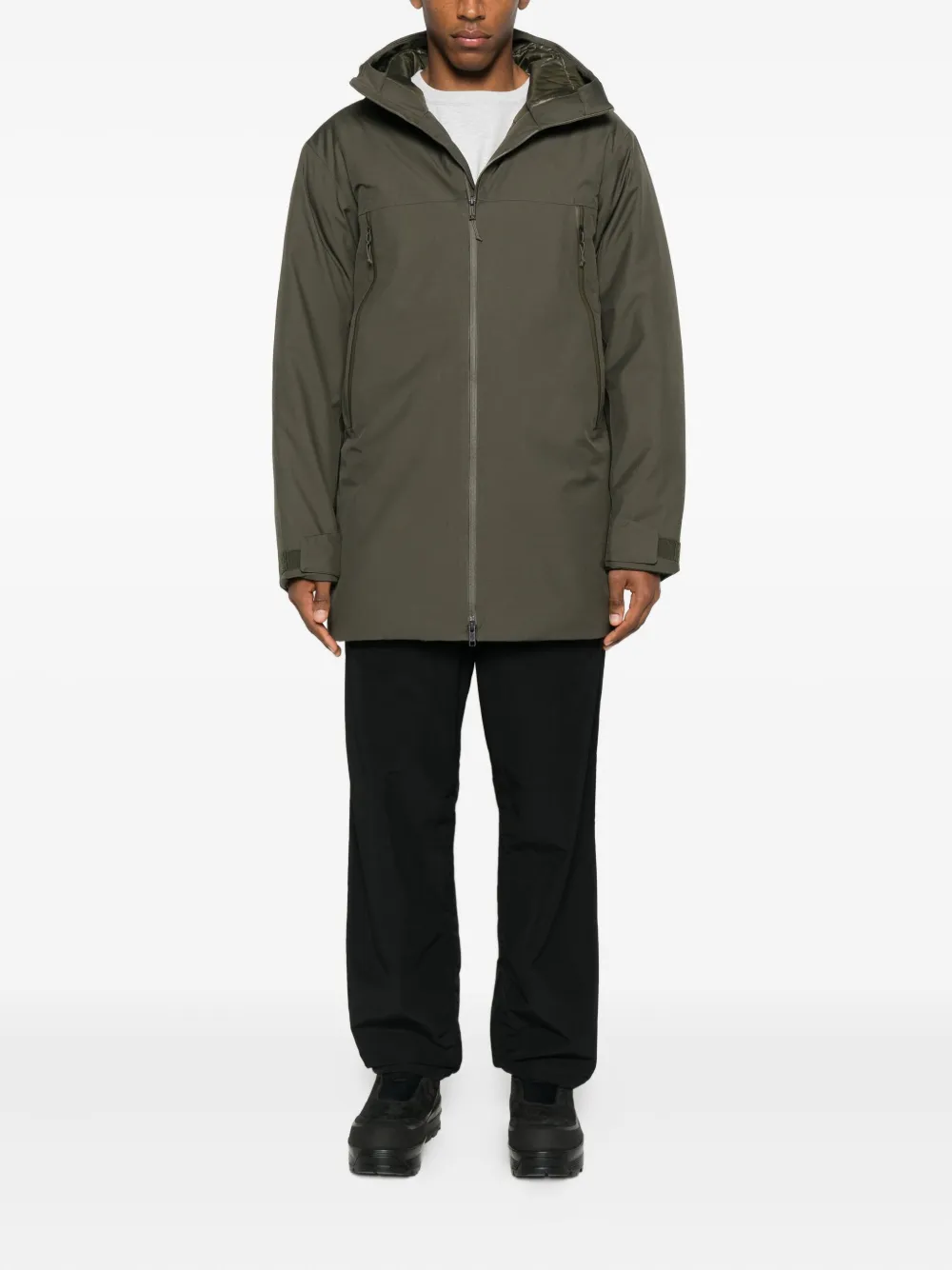 The North Face Range donsjas met capuchon - Groen