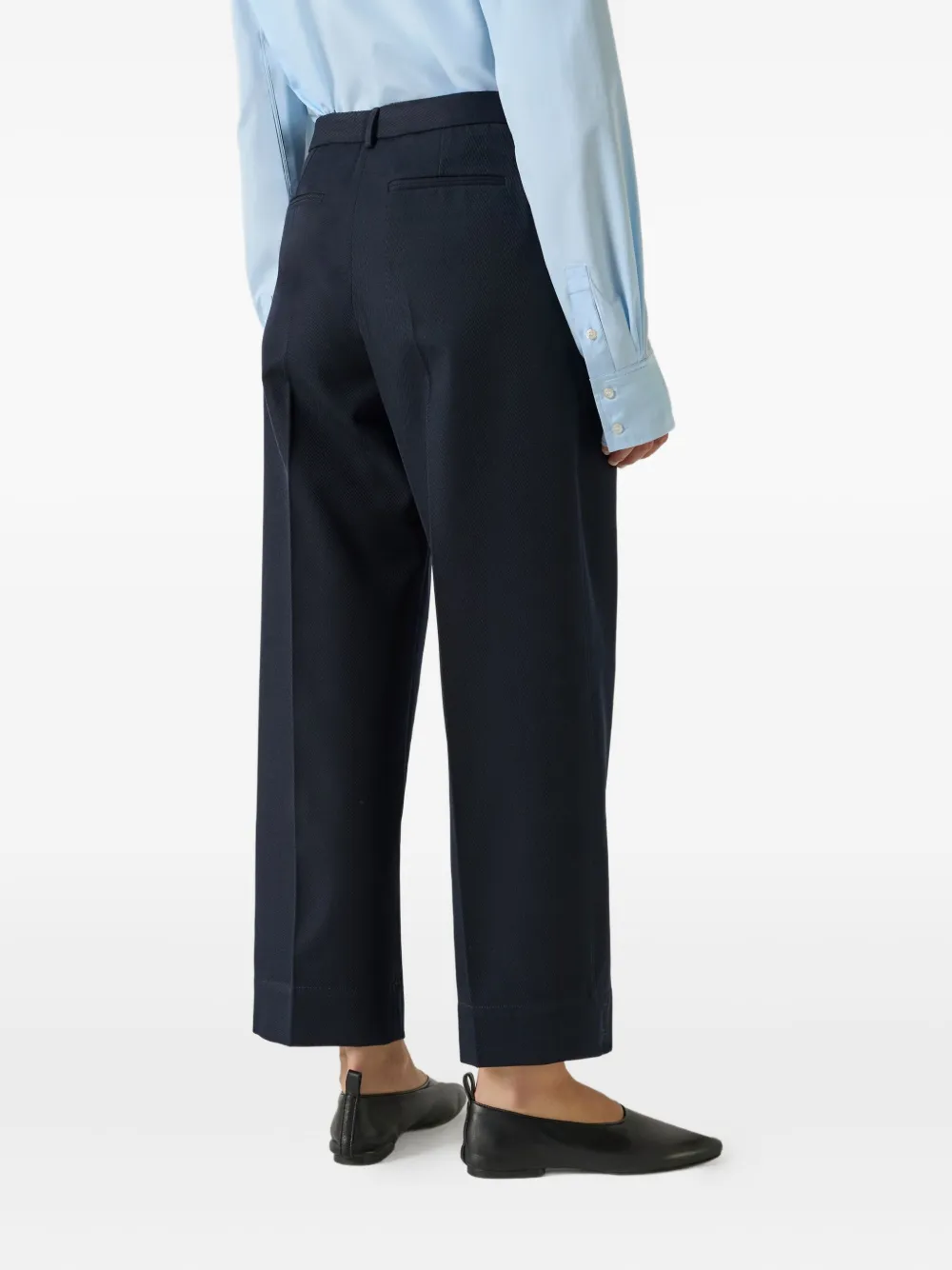 Soeur Cropped plooibroek Blauw