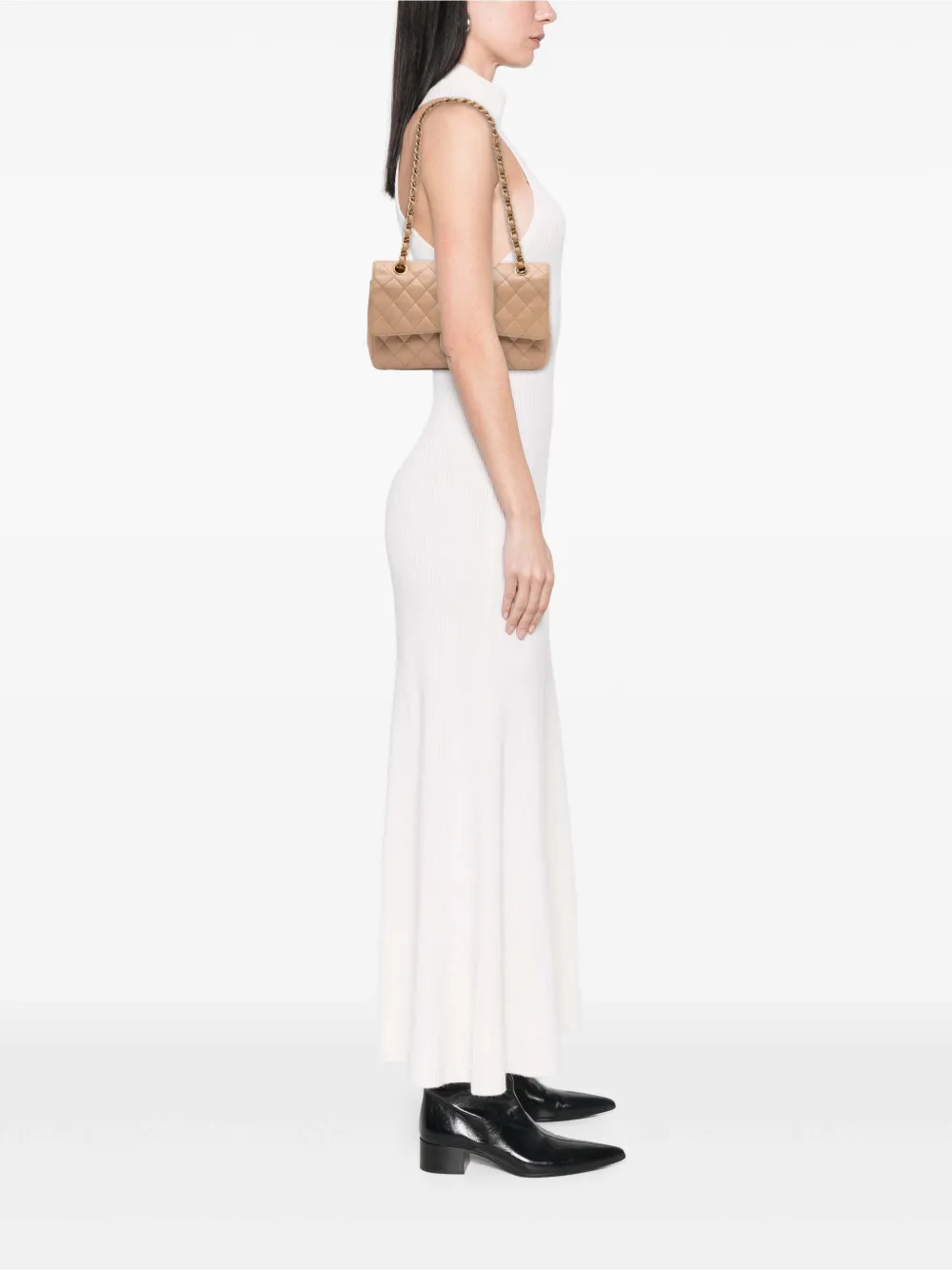 CHANEL Pre-Owned 2012 Medium Classic Caviar Double Flap shoulder bag | Pre-Owned | Image 2