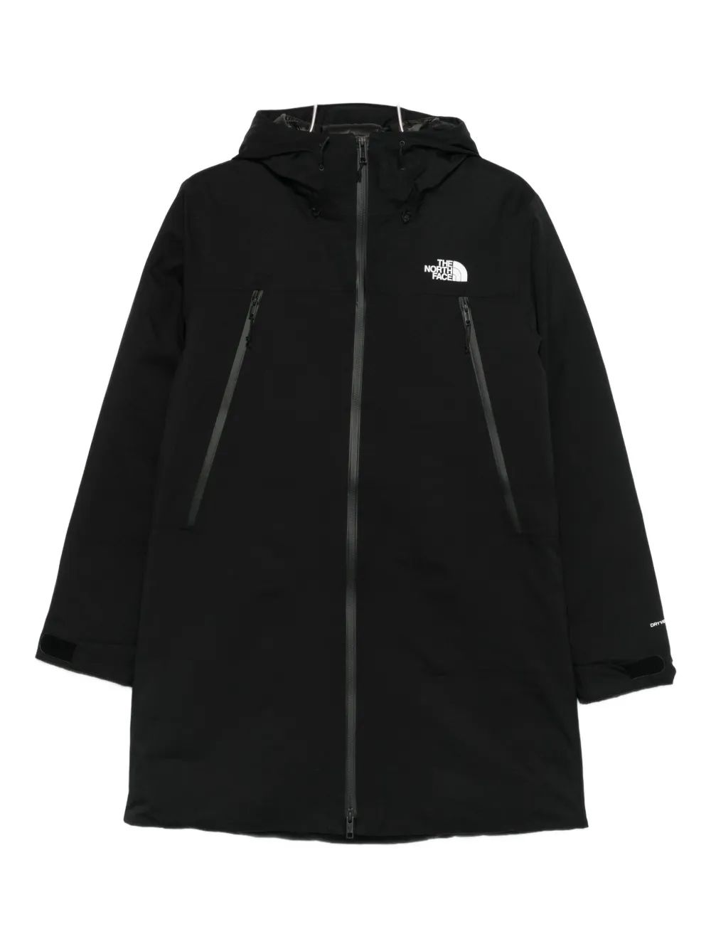 The North Face hooded zip coat - Nero