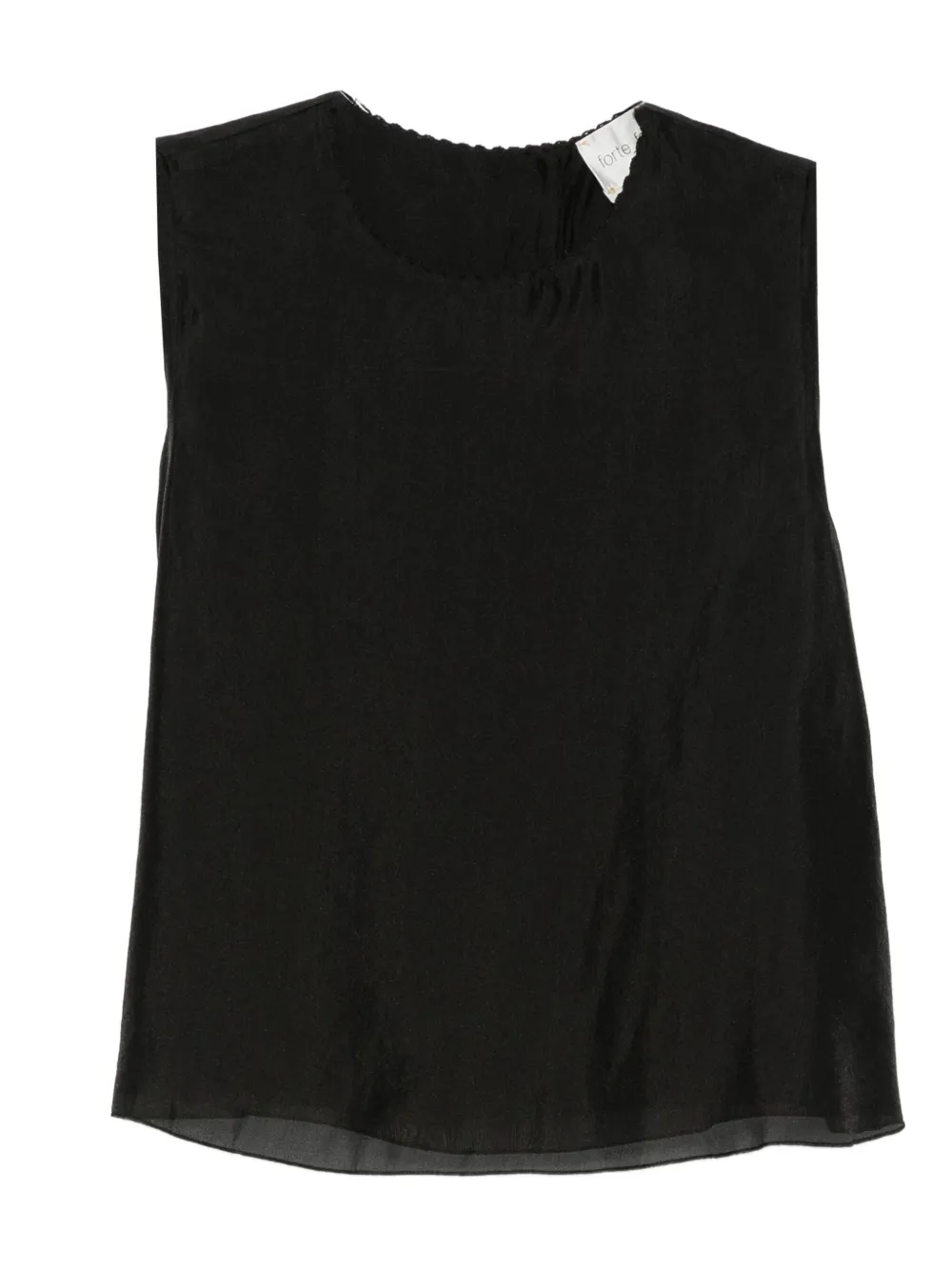 Forte Mouwloze top Zwart