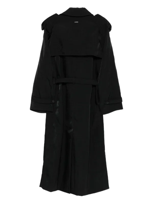 JW Anderson ベルテッド ダブルコート | ブラック | FARFETCH JP