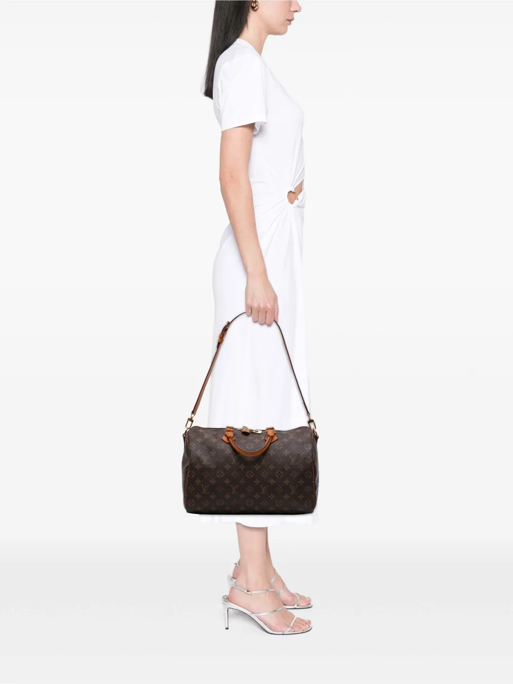 Louis Vuitton Pre-Owned 2014 Monogram Speedy Bandouliere 35 satchel | Pre-Owned | Image 2