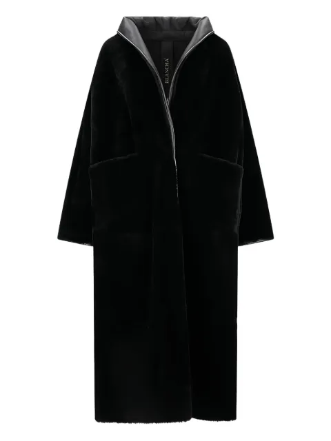 Blancha shearling wool coat