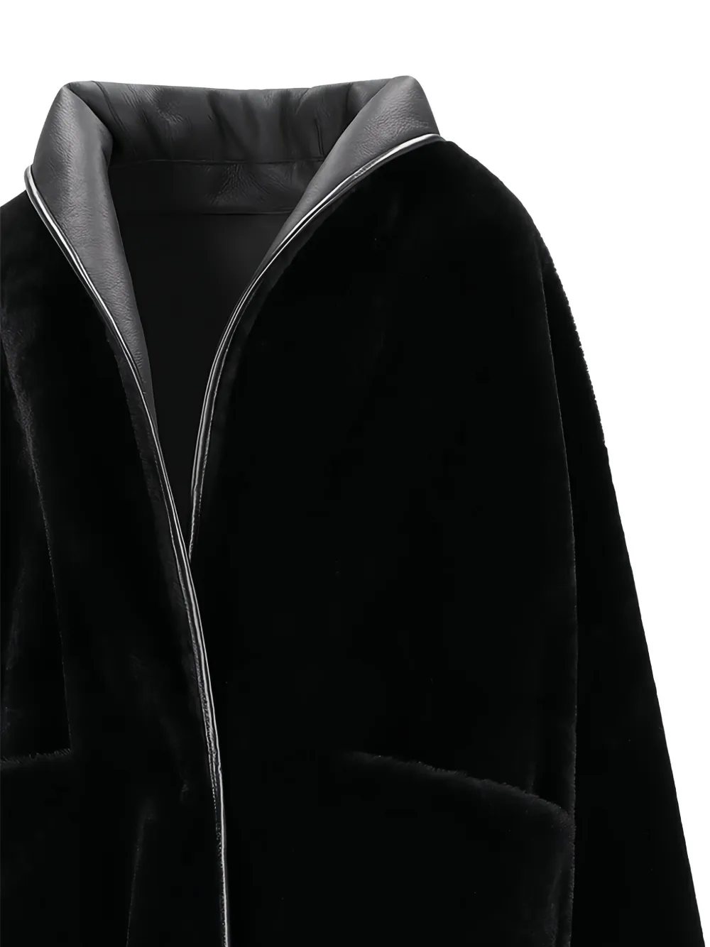Blancha Lammy coat Zwart