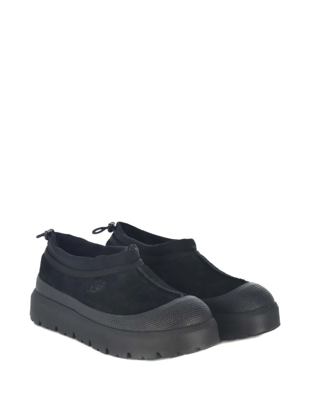 Ugg Tasman Weather Hybrid Platform Loafers In Black