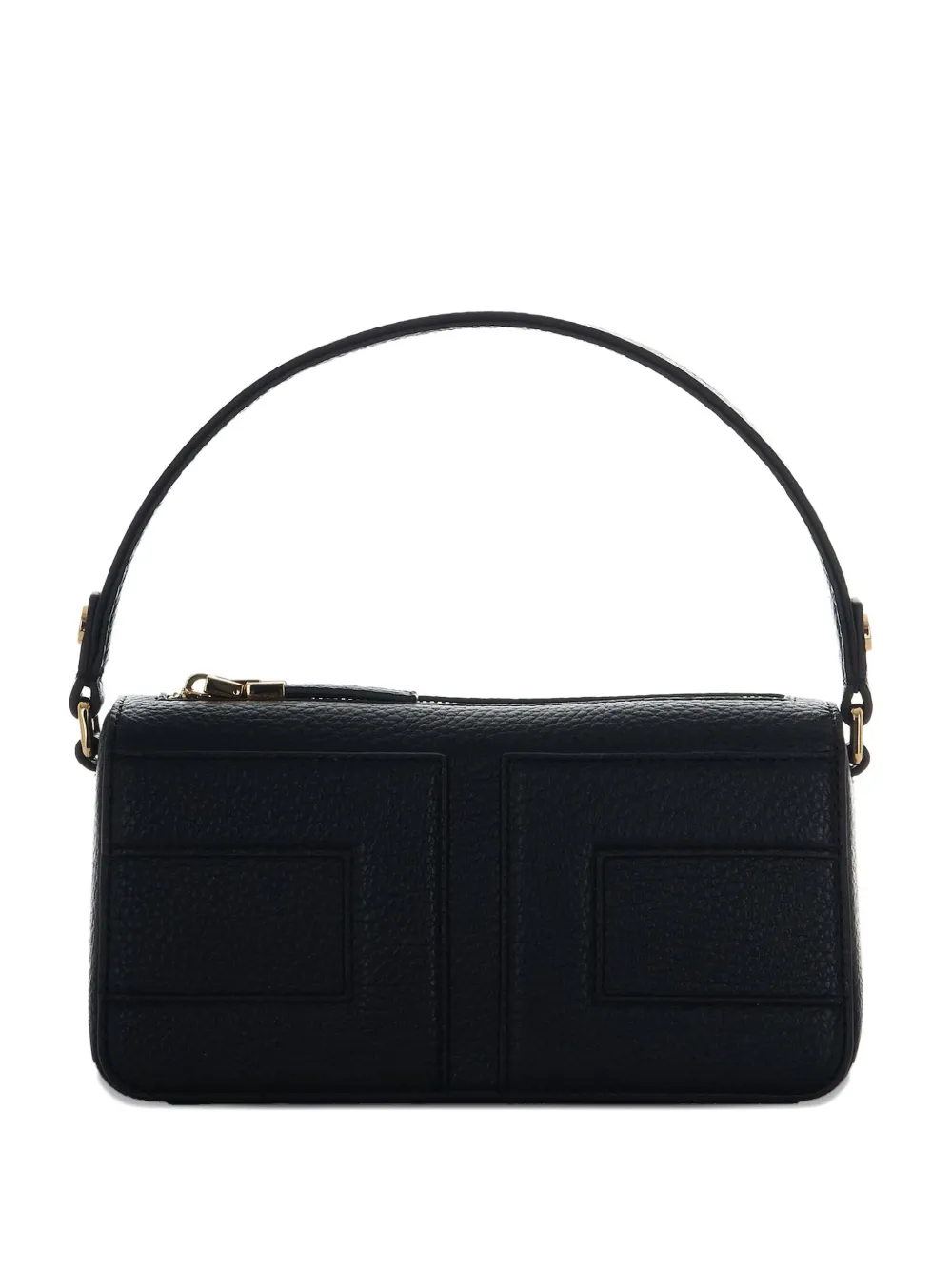 Elisabetta Franchi logo-patch tote bag Zwart