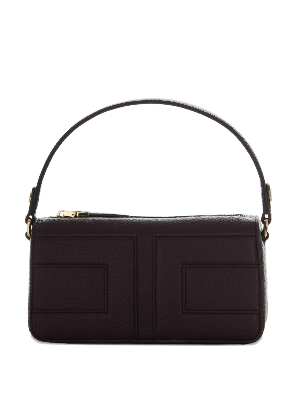 top-handle panelled shoulder bag