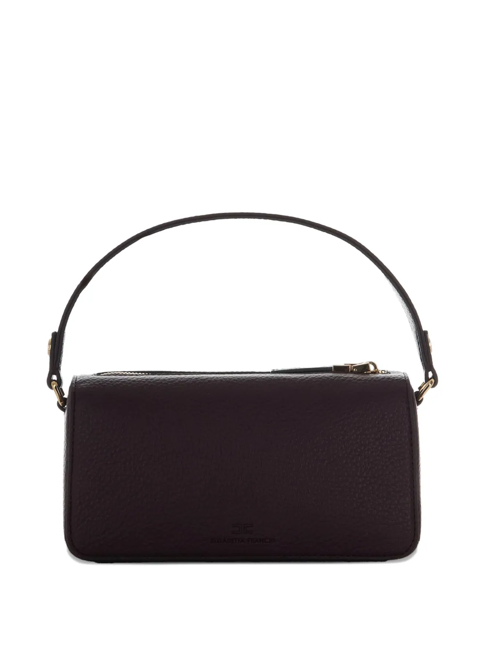 Elisabetta Franchi top-handle panelled shoulder bag - Zwart