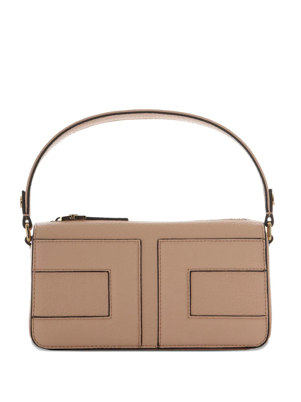 top-handle rectangular shoulder bag